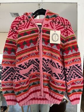 FRANTIC "Mira Cardi" Zip-Up Sweater